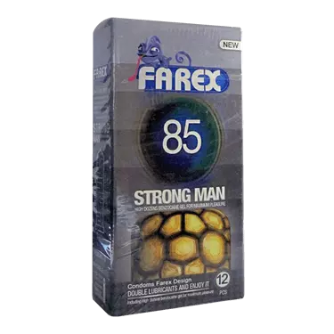 کاندوم شماره 85 strong man 12 pcs فارکس